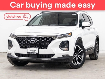 Used 2020 Hyundai Santa Fe Ultimate AWD w/ Apple CarPlay & Android Auto, Dual Zone A/C, Surround View Monitor for Sale in Toronto, Ontario