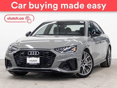 Used 2021 Audi A4 Progressiv AWD w/ Apple CarPlay & Android Auto, Bluetooth, Nav for Sale in Toronto, Ontario