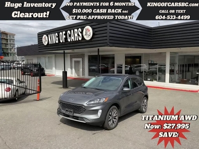 Used 2021 Ford Escape Titanium AWD for Sale in Langley, British Columbia