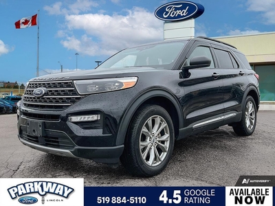 Used 2021 Ford Explorer XLT LEATHER MOONROOF 2.3L ECOBOOST ENGINE for Sale in Waterloo, Ontario