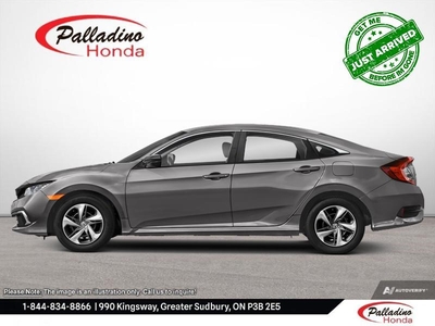Used 2021 Honda Civic Sedan LX - Heated Seats - Apple CarPlay for Sale in Sudbury, Ontario