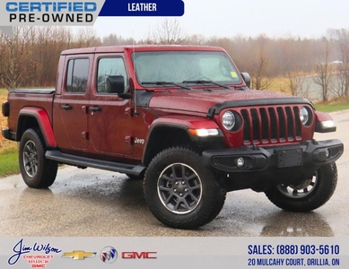 Used 2021 Jeep Gladiator Overland 4x4 LEATHER NAV BLUETOOTH for Sale in Orillia, Ontario