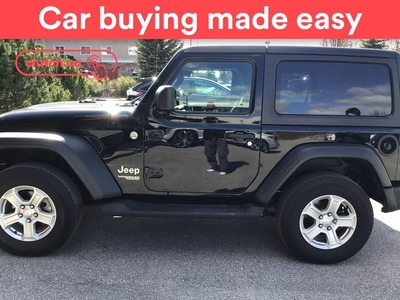 Used 2021 Jeep Wrangler Sport S 4x4 w/ Uconnect 4, Apple CarPlay & Android Auto, A/C for Sale in Toronto, Ontario