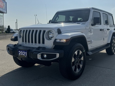 Used 2021 Jeep Wrangler Unlimited Sahara 4X4 for Sale in Tilbury, Ontario