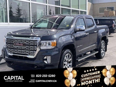 Used 2022 GMC Canyon 4WD Denali + DRIVER SAFETY PACKAGE + LUXURY PACKAGE + CARPLAY + REMOTE START for Sale in Calgary, Alberta