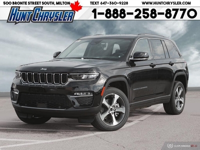 Used 2022 Jeep Grand Cherokee 4xe 4XE LUX DVD FRT DISP 20in LOADED DEMO!!! for Sale in Milton, Ontario