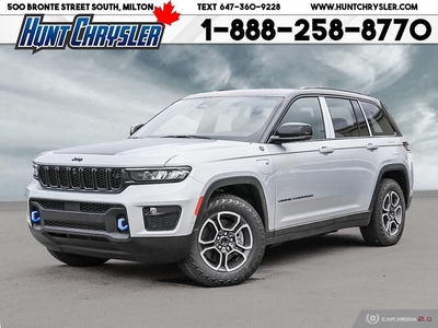 Used 2022 Jeep Grand Cherokee 4xe TRAILHAWK ADV PRO LUX GRP REAR ENT FRNT DI for Sale in Milton, Ontario