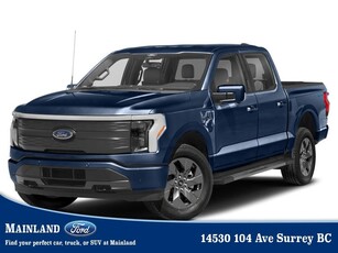 New 2024 Ford F-150 Lightning Lariat 511A MAX TOW, PRO PWR ONBOARD 9.6KW, 360 CAMERA for Sale in Surrey, British Columbia