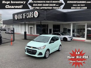 Used 2017 Chevrolet Spark 5DR HB CVT LS for Sale in Langley, British Columbia