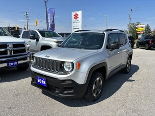 Used 2018 Jeep Renegade Sport 4x4 ~Backup Camera ~Bluetooth ~Alloy Wheels for Sale in Barrie, Ontario