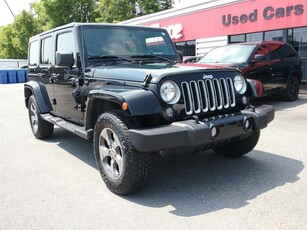 Used 2018 Jeep Wrangler Unlimited Sahara 4X4 2 Tops for Sale in Ottawa, Ontario