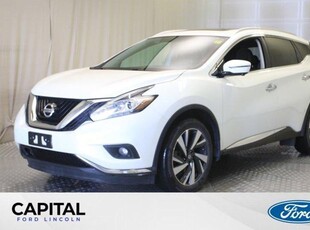 Used 2018 Nissan Murano Platinum AWD **Local Trade, Leather, Nav, Sunroof, Heated/Cooled Seats, Upgraded Sound System** for Sale in Regina, Saskatchewan