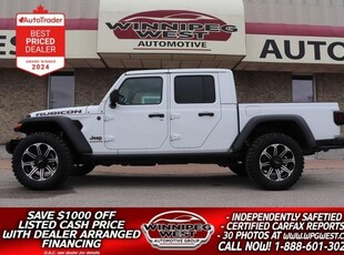 Used 2022 Jeep Gladiator RUBICON EDITION 4X4, LEATHER LOADED & LIKE NEW!! for Sale in Headingley, Manitoba
