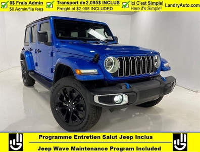 New Jeep Wrangler 4xe PHEV 2024 for sale in Laval, Quebec