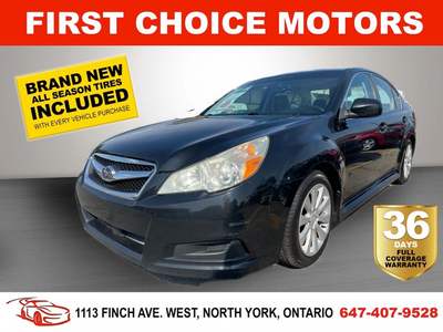 2011 SUBARU LEGACY LIMITED ~AUTOMATIC, FULLY CERTIFIED WITH WARR