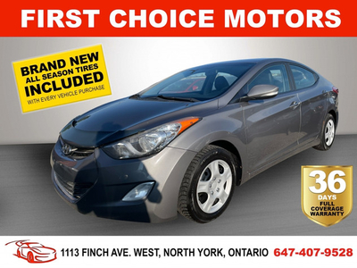 2012 HYUNDAI ELANTRA LIMITED ~AUTOMATIC, FULLY CERTIFIED WITH WA