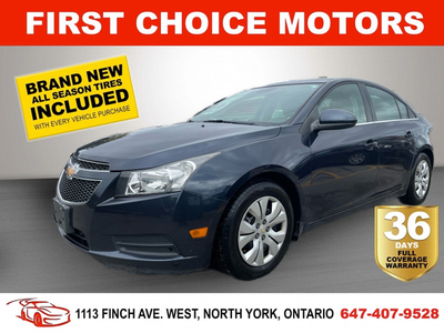 2014 CHEVROLET CRUZE LT ~AUTOMATIC, FULLY CERTIFIED WITH WARRANT