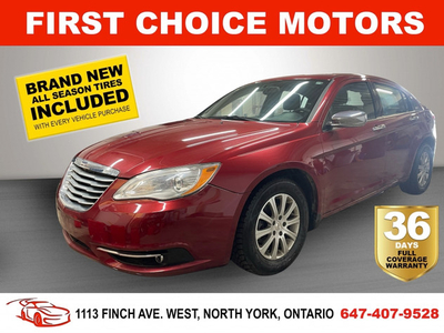 2014 CHRYSLER 200 LIMITED ~AUTOMATIC, FULLY CERTIFIED WITH WARRA