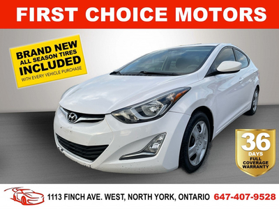 2016 HYUNDAI ELANTRA SE ~AUTOMATIC, FULLY CERTIFIED WITH WARRANT