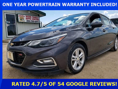 2017 Chevrolet Cruze LT RS TURBO CARFAX CLEAN!