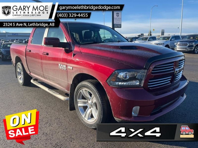 2017 Ram 1500 Sport Leather, Heated/Ventilated Front Seats, Heat
