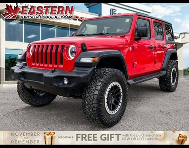 2018 Jeep Wrangler Unlimited Sport | No Accidents | Removable