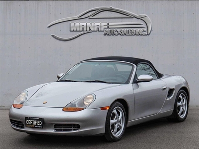 Used 1998 Porsche Boxster 2dr Roadster Manual Convertible Leather Low KM for Sale in Concord, Ontario