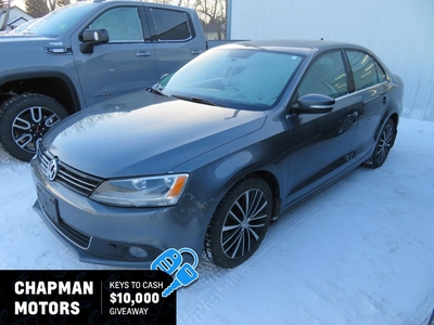 Used 2013 Volkswagen Jetta 2.0L Comfortline Heated Leather Seats, Power Sunroof, Bluetooth for Sale in Killarney, Manitoba