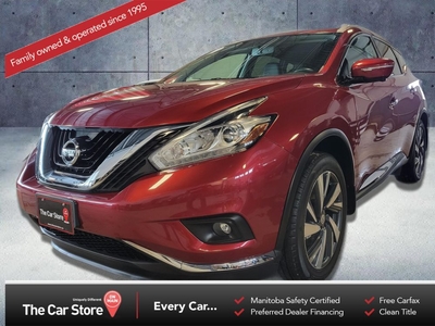 Used 2015 Nissan Murano AWD Platinum Pano Roof, Local/Clean Title LOADED! for Sale in Winnipeg, Manitoba