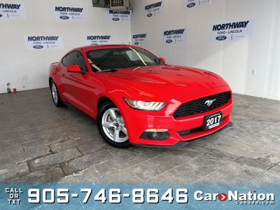 Used 2017 Ford Mustang V6 REAR CAM 300HP NEW CAR TRADE! for Sale in Brantford, Ontario