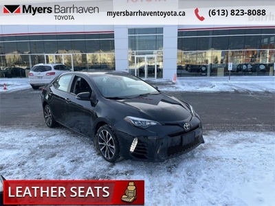 Used 2017 Toyota Corolla SE - Leather Seats - Heated Seats - $162 B/W for Sale in Ottawa, Ontario