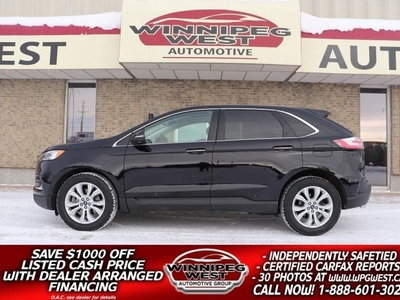 Used 2020 Ford Edge TITANIUM 2.0L ECO AWD, LOADED, SHARP & AS NEW!! for Sale in Headingley, Manitoba