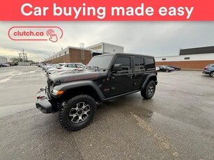 Used 2021 Jeep Wrangler Unlimited Rubicon 4X4 w/ Uconnect 4C, Apple CarPlay & Android Auto, Rearview Cam for Sale in Toronto, Ontario