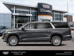 New 2024 Cadillac Escalade ESV Premium Luxury ESV, PREMIUM, 3.0 DIESEL, HD TRAILERING, GALACTIC GREY, for Sale in Ottawa, Ontario