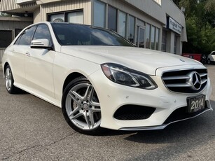 Used 2014 Mercedes-Benz E-Class E550 Sedan 4MATIC - LEATHER! NAV! BACK-UP CAM! BSM! H/K SOUND! for Sale in Kitchener, Ontario
