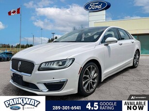 Used 2018 Lincoln MKZ Hybrid Reserve HYBRID LEATHER MOONROOF for Sale in Waterloo, Ontario