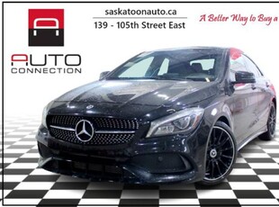 Used 2018 Mercedes-Benz CLA-Class CLA250 4MATIC - AWD - AMG STYLING PKG - NIGHT PKG - MOONROOF - LOW KMS - LOCAL VEHICLE for Sale in Saskatoon, Saskatchewan
