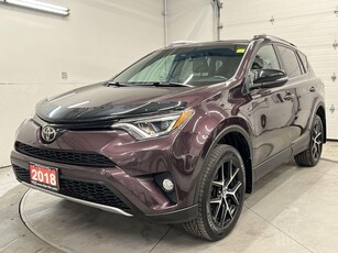 Used 2018 Toyota RAV4 SE AWD SUNROOF HTD LEATHER NAV REAR CAM for Sale in Ottawa, Ontario