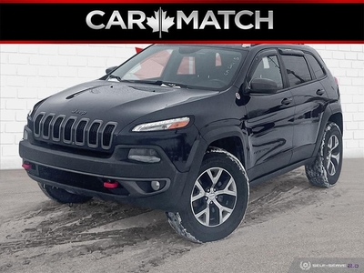 Used 2015 Jeep Cherokee TRAILHAWK / 4WD / REVERSE CAM / NAV / NO ACCIDENTS for Sale in Cambridge, Ontario