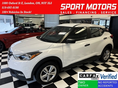 Used 2019 Nissan Kicks S+Camera+Bluetooth+Push Start+CLEANC CARFAX for Sale in London, Ontario