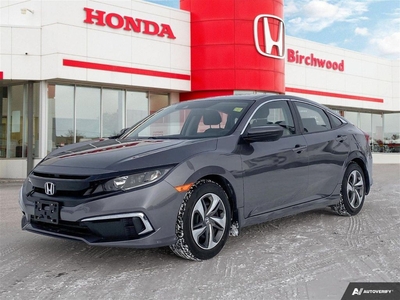 Used 2020 Honda Civic LX Low Mileage Bluetooth for Sale in Winnipeg, Manitoba