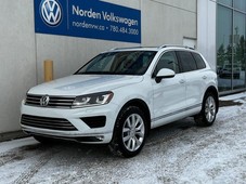 2016 VOLKSWAGEN TOUAREG EXECLINE | NAVI | PANO ROOF | LEATHER | HTD WHEEL+REAR SEATS | 360 CAM | VW CERTIFIED