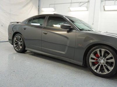 Used 2013 Dodge Charger SRT-8 *ACCIDENT FREE* CERTIFIED CAMERA NAV BLUETOOTH LEATHER HEATED SEATS SUNROOF CRUISE ALLOYS for Sale in Milton, Ontario