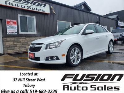 Used 2014 Chevrolet Cruze 2LT-RS-LEATHER-SUNROOF-NAVIGATION-HEATED SEATS for Sale in Tilbury, Ontario