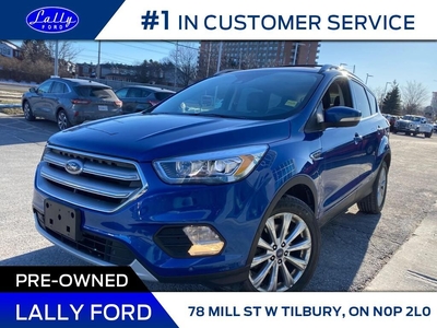Used 2017 Ford Escape Titanium, AWD, Moonroof, Nav!! for Sale in Tilbury, Ontario