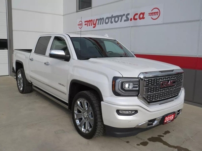 Used 2018 GMC Sierra 1500 Denali (**4X4**ALLOY WHEELS**FOG LIGHTS**LEATHER**POWER DRIVERS/PASSENGERS SEAT**DUAL CLIMATE CONTROL**SUNROOF**BOXLINER**BOSE SPEAKERS**MEMORY DRIVERS SEAT**AUTO HEADLIGHTS**NAVIGATION**BACKUP CAMERA**HEATED/VENTILATED SEATS**PARKING SENSORS**LANE DEPART for Sale in Tillsonburg, Ontario