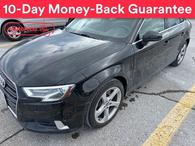 Used 2019 Audi A3 Komfort w/ Apple CarPlay & Android Auto, Cruise Control, A/C for Sale in Toronto, Ontario