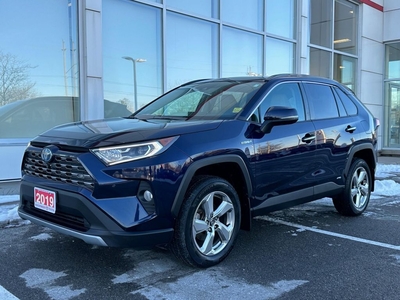 Used 2019 Toyota RAV4 Hybrid Limited HYBRID LIMITED-NAVIGATION+COOLED SEATS! for Sale in Cobourg, Ontario