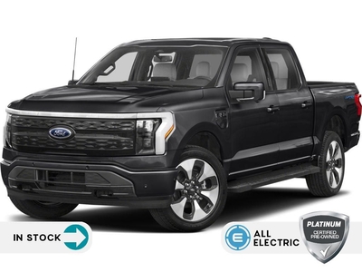 Used 2023 Ford F-150 Lightning Platinum HEATED AND COOLED SEATS TWIN PANEL MOONROOF POWER FRUNK AND TAILGATE for Sale in Kitchener, Ontario