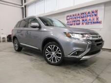 2017 MITSUBISHI OUTLANDER ES AWC, ROOF, HTD. LEATHER, APPLE/ANDROID, 97K!